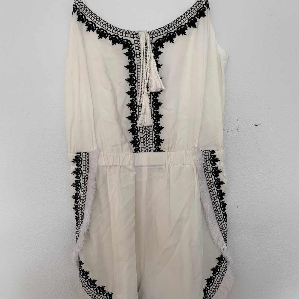 Embroidered Romper